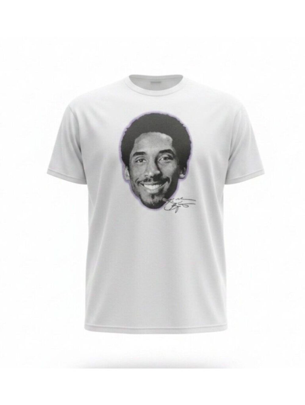 Vintage Kobe Bryant T Shirt 3XL White Graphic Tee Los Angeles Lakers Afro Rare